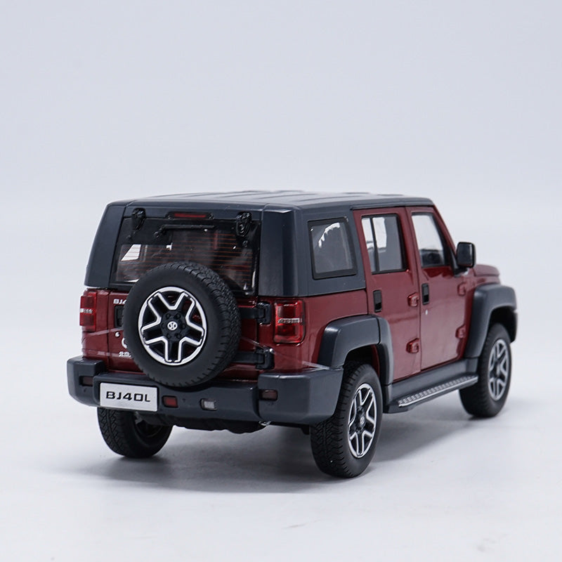 1:18 Scale Beijing Bj40L Red Orv(off-road Vehicle) Diecast Model