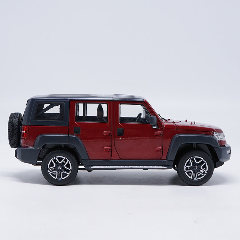 1:18 Scale Beijing Bj40L Red Orv(off-road Vehicle) Diecast Model