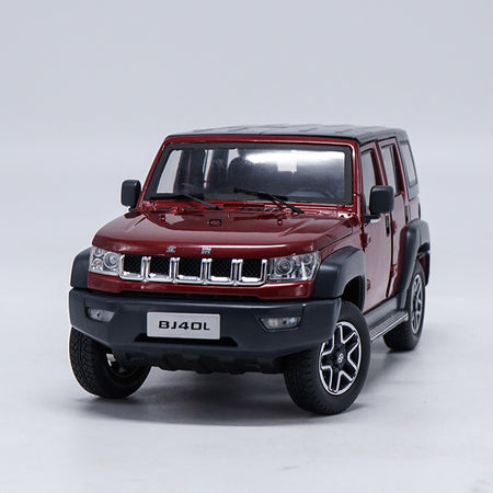 1:18 Scale Beijing Bj40L Red Orv(off-road Vehicle) Diecast Model