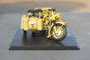 Original factory World War II German Yangtze 1:24 Hooded BMW R75 scooters alloy motorcycle model for collection