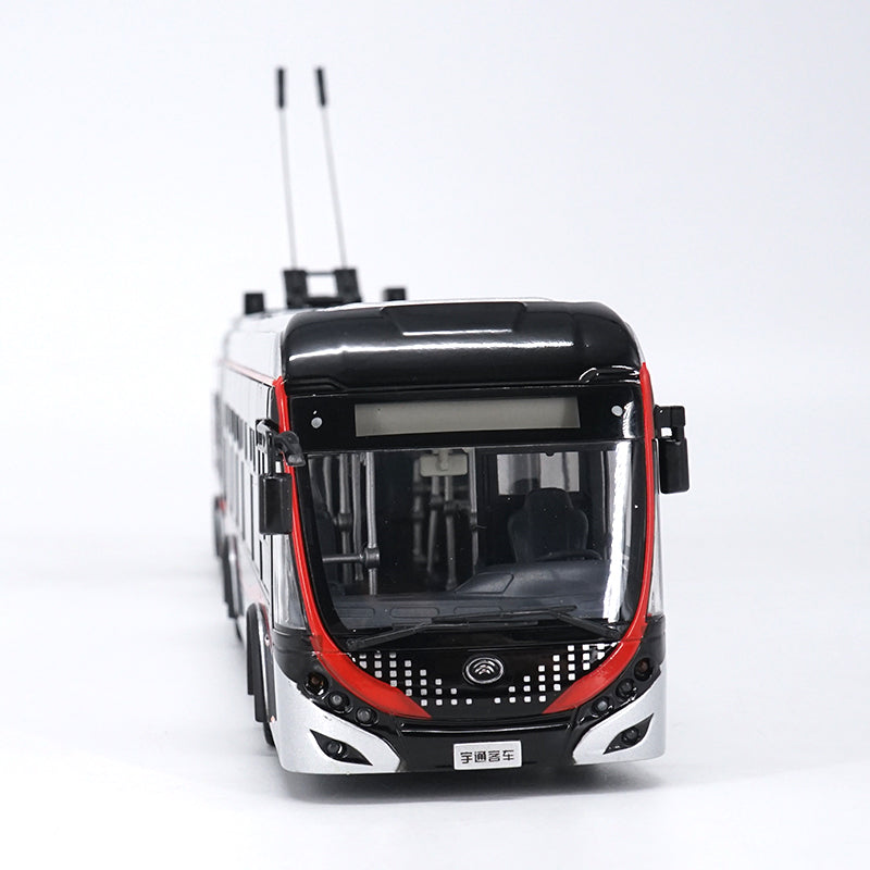 Original Collectible Alloy Model Gift 1:42 Yutong Dual-source Trackless Trolleybus Transit Volume BRT Bus DieCast Toy Model for christmas gift,Collection,Decoration