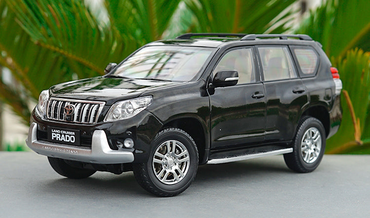 Original Authorized Authentic 1/18 Diecast SUV Car Model Toyota Land Cruiser Prado Model Toy Cars Diecast Metal Casting car Miniature Collection Toys Car for gift,collection
