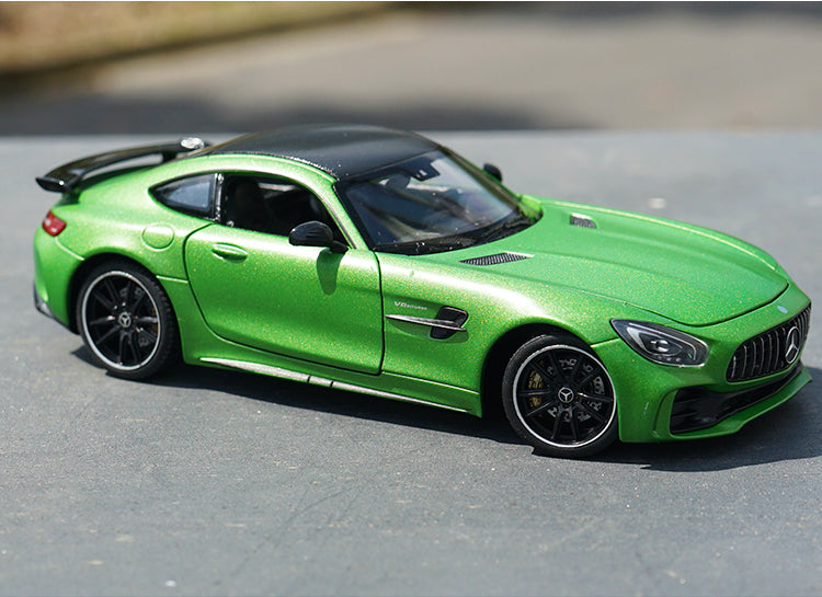 Original factory Welly 1:24 Benz AMG GTR diecast Sports Car model for promotion, gift, toys