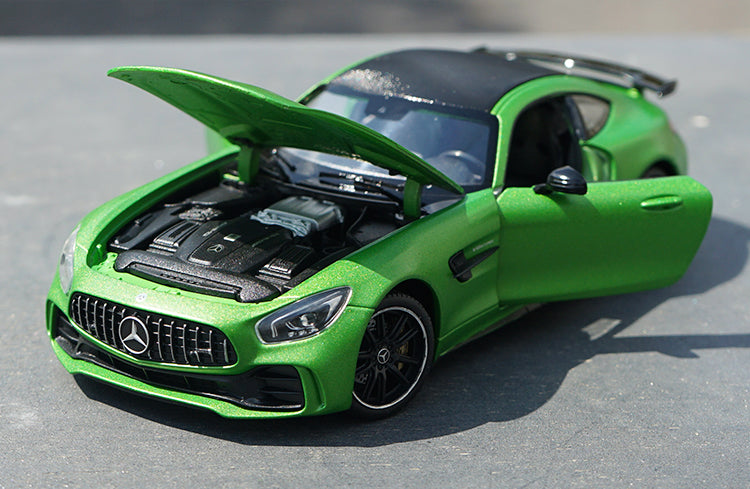 Original factory Welly 1:24 Benz AMG GTR diecast Sports Car model for promotion, gift, toys