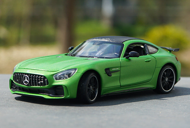 Original factory Welly 1:24 Benz AMG GTR diecast Sports Car model for promotion, gift, toys