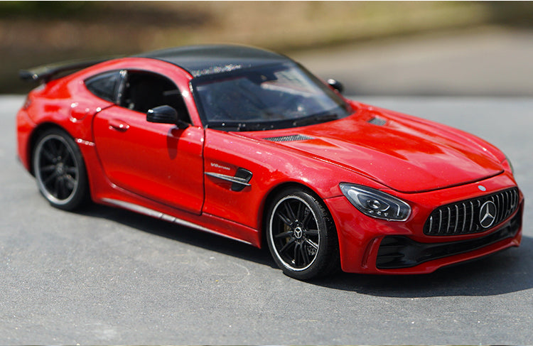 Original factory Welly 1:24 Benz AMG GTR diecast Sports Car model for promotion, gift, toys