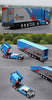 Original authentic 1:50 Ben z Diecast container truck  model Rongqing Logistics alloy DHL container truck model for gift