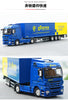 Original authentic 1:50 Ben z Diecast container truck  model Rongqing Logistics alloy DHL container truck model for gift