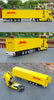 Original authentic 1:50 Ben z Diecast container truck  model Rongqing Logistics alloy DHL container truck model for gift