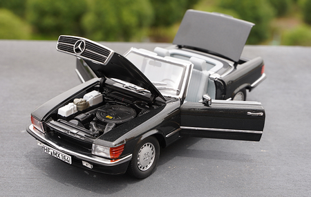 Original 1:18 Norev 300SL convertible two-door Benz diecast alloy car model for collection, gift