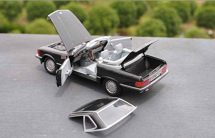 Original 1:18 Norev 300SL convertible two-door Benz diecast alloy car model for collection, gift