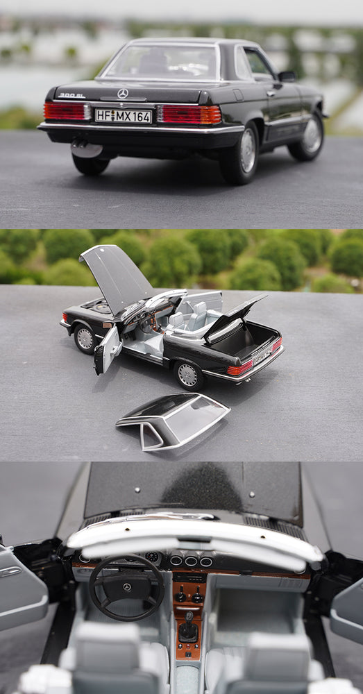 Original 1:18 Norev 300SL convertible two-door Benz diecast alloy car model for collection, gift