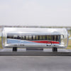 Original factory 1:43 China CRRC X12 Pure electric diecast bus model with classic package for birthday gift