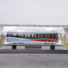 Original factory 1:43 China CRRC X12 Pure electric diecast bus model with classic package for birthday gift