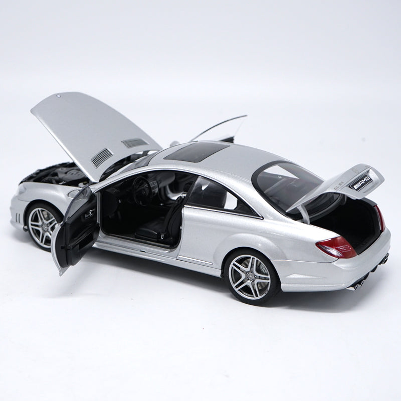 1 18 Autoart Mercedes-benz CL63 Amg Silver diecast model car