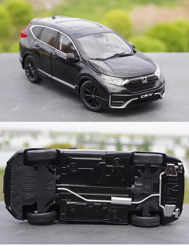 Original factory 1:18 Diecast Dongfeng Honda CRV 2021 Alloy scale SUV model for collection, gift