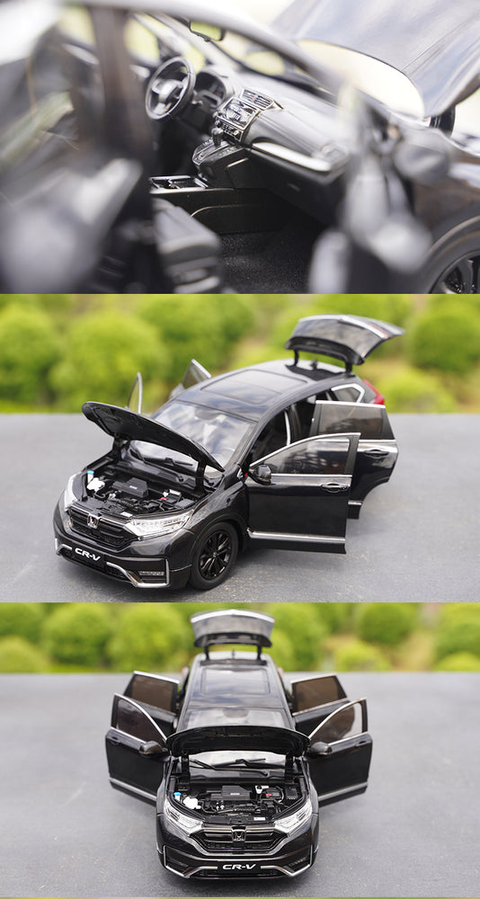 Original factory 1:18 Diecast Dongfeng Honda CRV 2021 Alloy scale SUV model for collection, gift