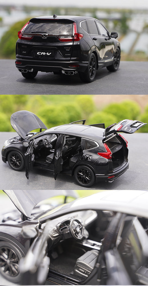 Original factory 1:18 Diecast Dongfeng Honda CRV 2021 Alloy scale SUV model for collection, gift