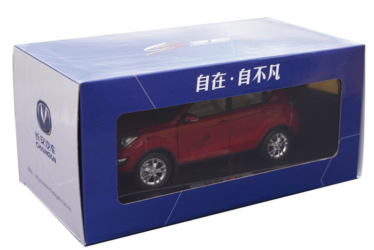 1:18 High quality Changan Red CS35 Diecast SUV alloy toy car model for promotional gift, toy