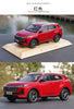 Original factory high quality red 1:18 Changan CS55 PLUS 2021 Diecast Scale SUV alloy simulation car model for gift