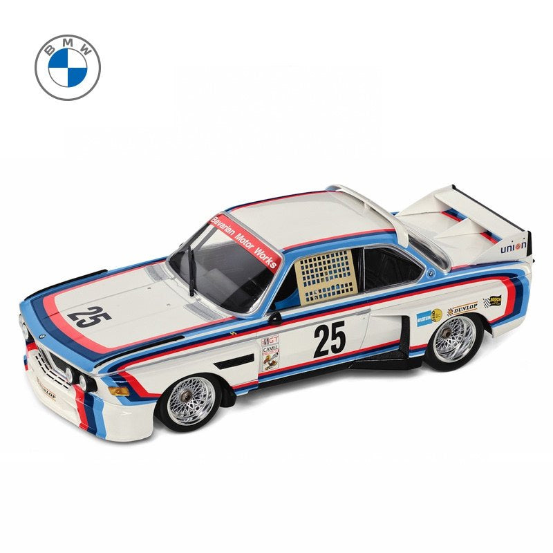 Original high quality 1:18 BMW 3.0 CSL25 diecast rally car model for gift, toy