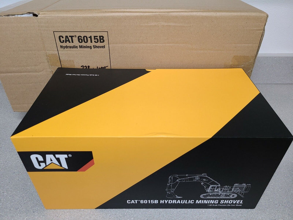 Unbox Caterpillar Cat 6015B Mining Excavator - CCM 1:48 Scale Diecast Model CCM 1:48 Caterpilar Brand new 6015B Excavator alloy model Rare CCM caterpillar excavator models