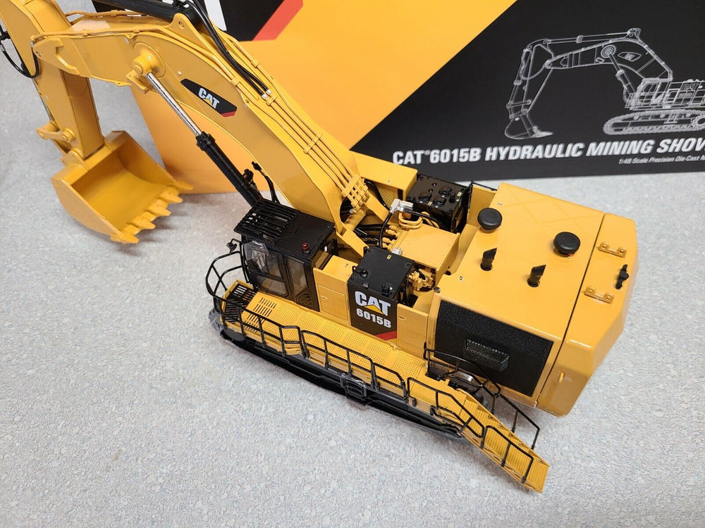 Unbox Caterpillar Cat 6015B Mining Excavator - CCM 1:48 Scale Diecast Model CCM 1:48 Caterpilar Brand new 6015B Excavator alloy model Rare CCM caterpillar excavator models