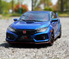 High Quality 1/18 Honda Civic TYPE R FK8 2017 Japanese sports car alloy car model with small gift