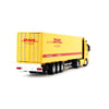 Original Authorized Authentic 1:50 Mercedes-Benz TRUCKS model with container,DHL logistics truck model toy truck Model for Christmas gift