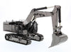 DM85547 Caterpillar 390F L Hydraulic Tracked Excavator,1/50 Scale Silver cat excavator model