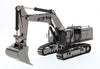 DM85547 Caterpillar 390F L Hydraulic Tracked Excavator,1/50 Scale Silver cat excavator model