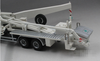 1:50 Hanyu Everdigm 52CX-5 diecast cement concrete pump truck models alloy engineering scale model for gift, collection