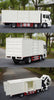 Original factory 1:24 Shaanxi Delong X6000 White diecast container truck model for gift, toys