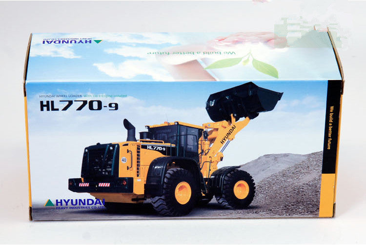 Die cast collectible 1:40 HYUNDAI HL770-9 Wheel Loader Engineering Machinery Diecast scale Model