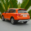 Diecast Yema auto T80 SUV Model 1:18 Scale White / Orange + Small gift