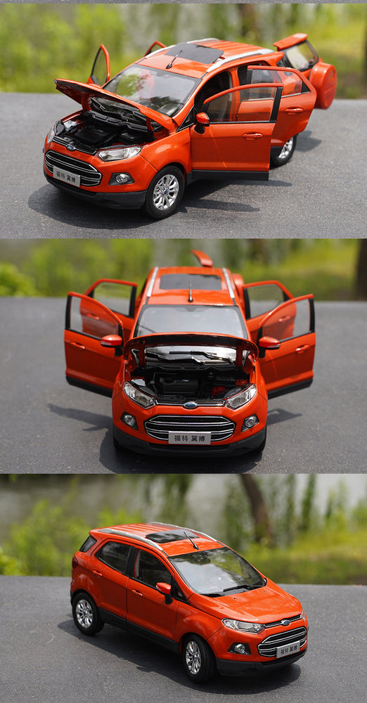 Original factory 1:18 Changan FORD ECOSPORT 2015 diecast scale car model for gift, collection