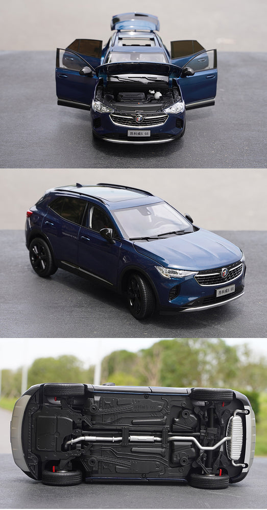 Collectable to quality 1:18 SAIC-GM Buick ENVISON PLUS ENVISON 652T blue alloy SUV car model for promotional gift