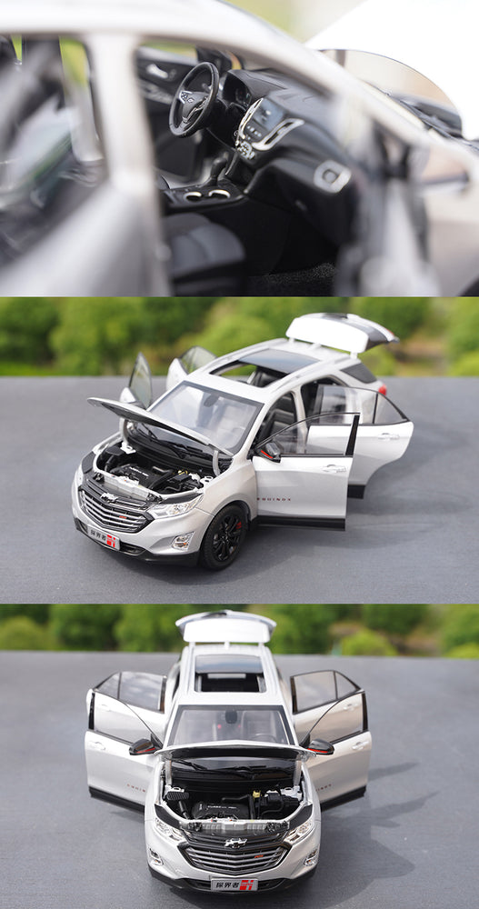 Original SAIC GM 1:18 Chevrolet Explorer Equinox Redline diecast alloy simulation car model for gift, collection