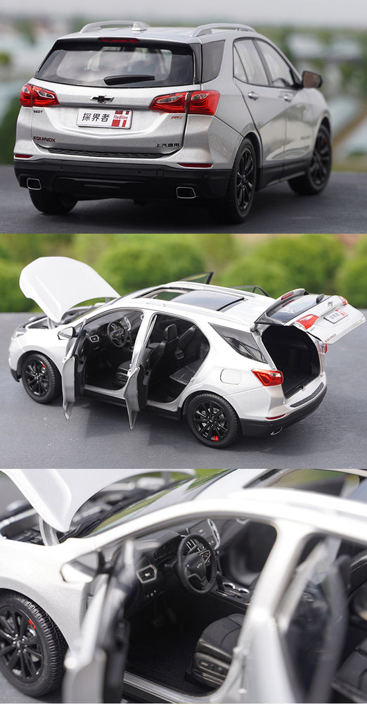 Original SAIC GM 1:18 Chevrolet Explorer Equinox Redline diecast alloy simulation car model for gift, collection