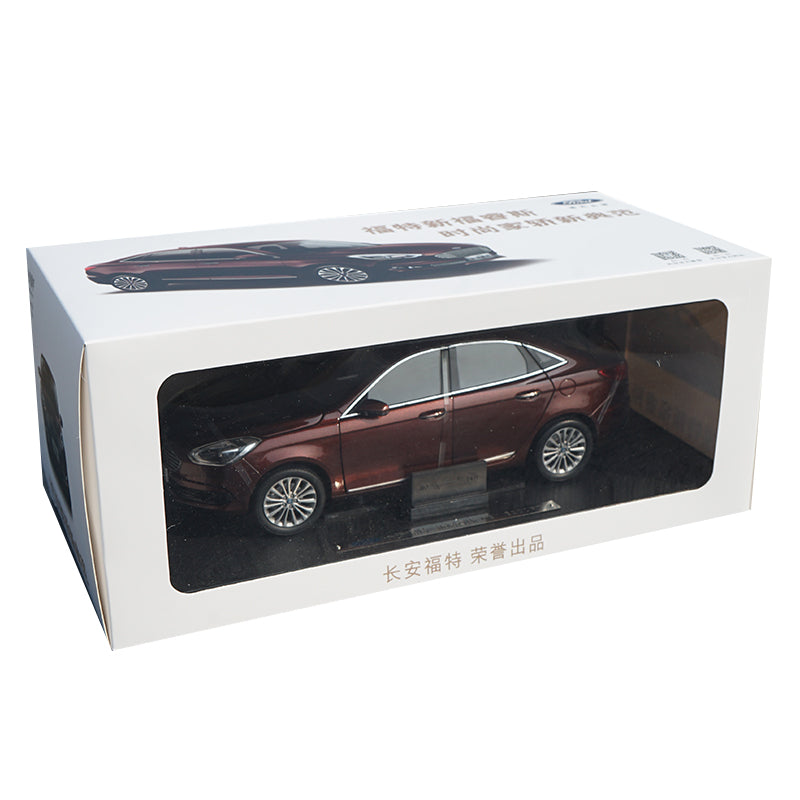 Original factory 1:18 Changan FORD New ESCORT 2019 alloy car model for gift