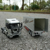 Original factory 1:36 Foton Auman EST-A diecast container truck model for gift, toys