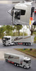 Original factory 1:36 Foton Auman EST-A diecast container truck model for gift, toys