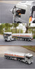 Original factory 1:36 Foton Auman EST-A diecast container truck model for gift, toys