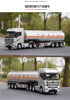 Original factory 1:36 Foton Auman EST-A diecast container truck model for gift, toys