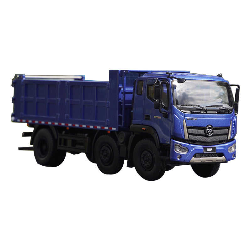 Original factory 1:32 Foton Ruiwo Rowor ES7 Diecast dump truck alloy truck muck simulation car model for gift, toy