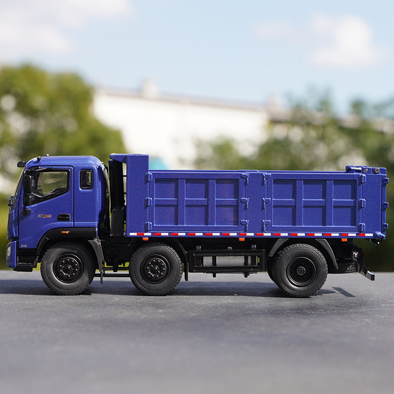 Original factory 1:32 Foton Ruiwo Rowor ES7 Diecast dump truck alloy truck muck simulation car model for gift, toy