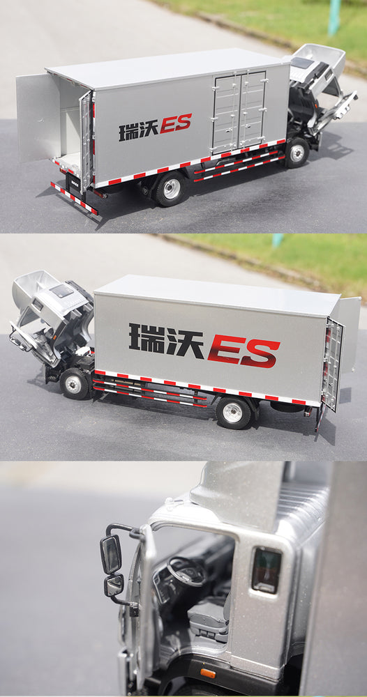 Original factory 1:32 Fukuda Rowor ES Diecast container light truck model for gift, collection