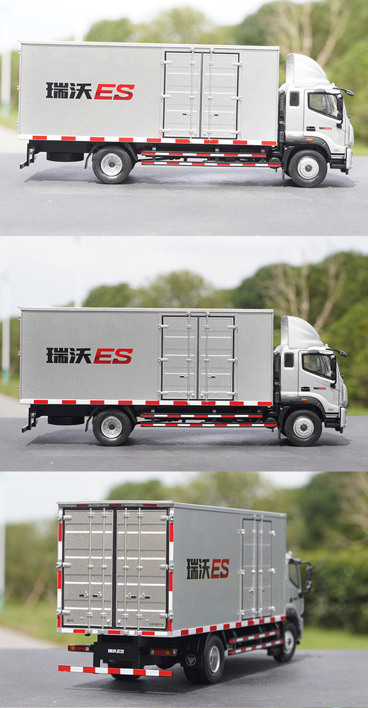 Original factory 1:32 Fukuda Rowor ES Diecast container light truck model for gift, collection