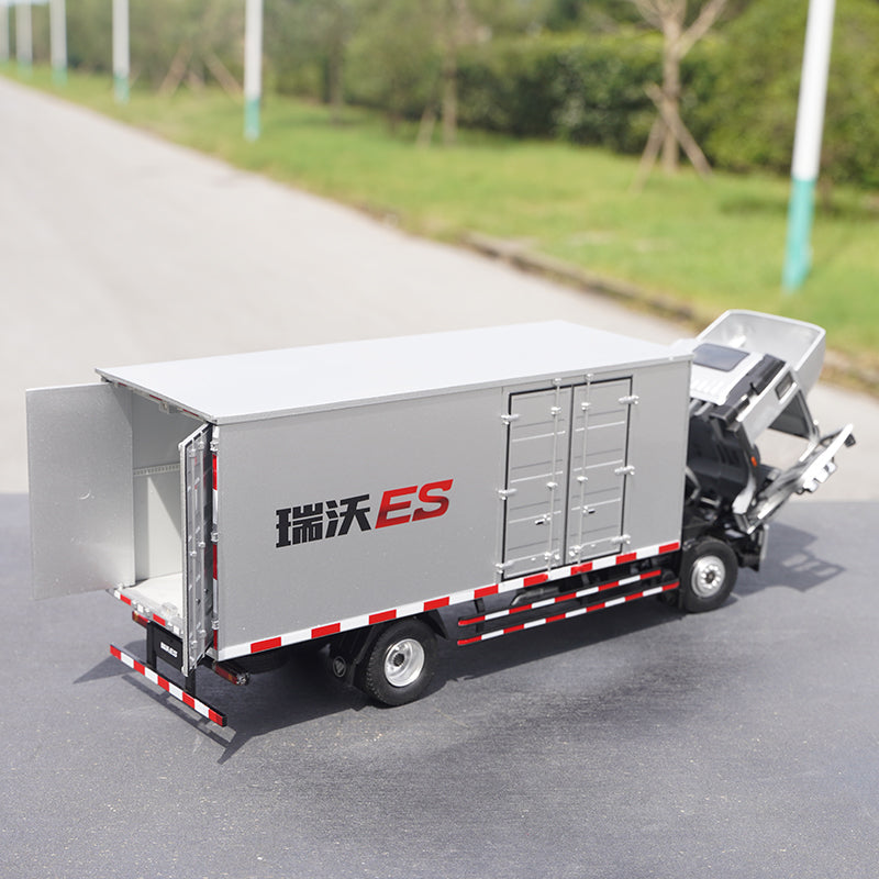 Original factory 1:32 Fukuda Rowor ES Diecast container light truck model for gift, collection