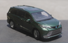 Original factory 1:18 GAC Toyota Senna MPV TOYOTO SIENNA diecast commercial vehicle white/blue/green alloy car model